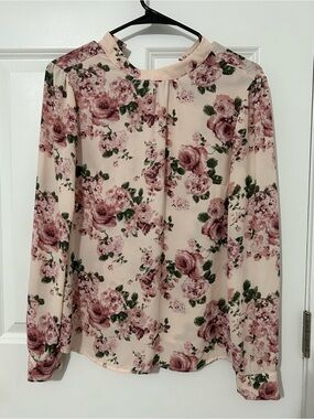 Forever 21 floral print blouse